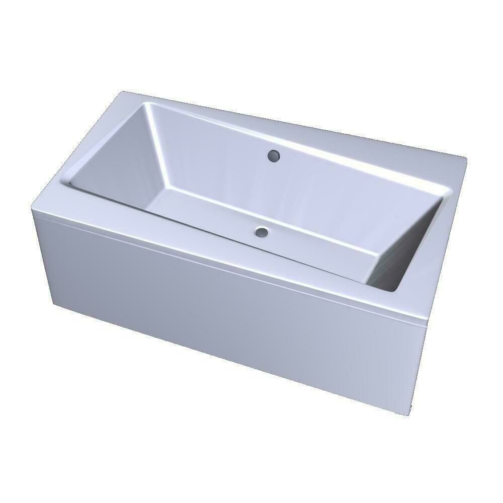 Besco Infinity Right Asymmetrical Bathtub 170x110 cm