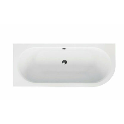 Besco Avita Asymmetrical Bathtub 150x75 cm Left