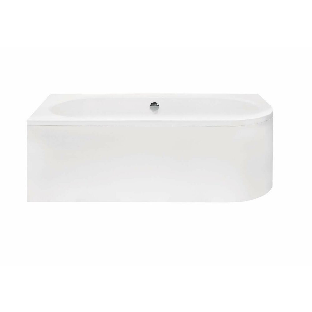 Besco Avita Asymmetrical Bathtub 150x75 cm Left