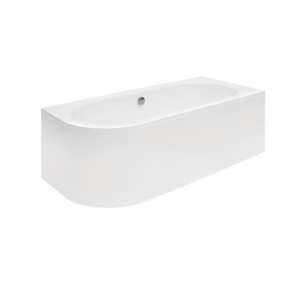 Besco Avita Asymmetric Bathtub 170x75 cm Right