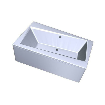 Besco Infinity Asymmetrical Bathtub 160x100 cm Left