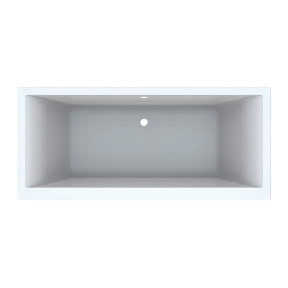 Geberit Selnova Square Duo Rectangular Bathtub 180x80 cm