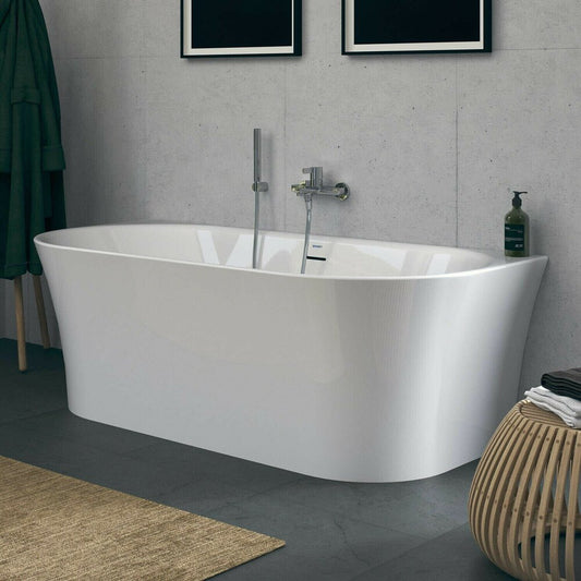 Duravit DuraSenja Freestanding Bathtub 170x80 cm Wall-Mounted, BTW