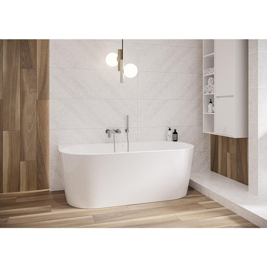 Cersanit Crea Freestanding Bathtub 170x83 cm White Wall-Mounted