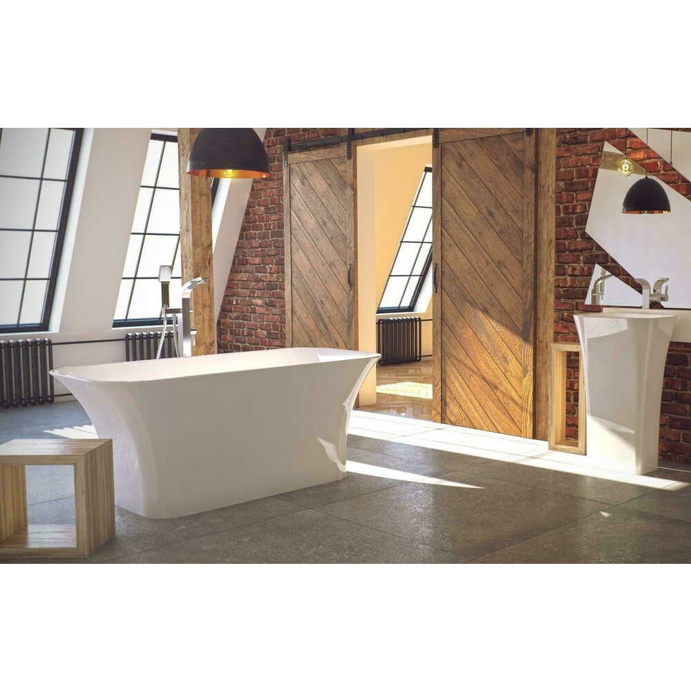Besco Assos Freestanding Bathtub 160x70x66 cm