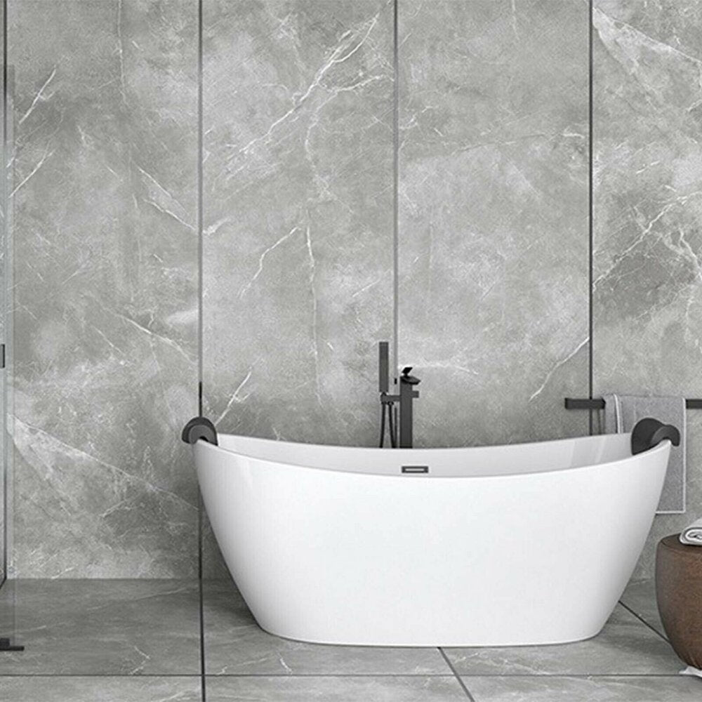 Freestanding bathtub Besco Ayla 170x80 cm glossy white