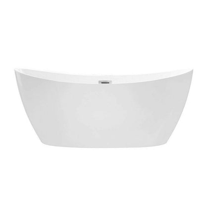 Freestanding bathtub Besco Ayla 170x80 cm glossy white