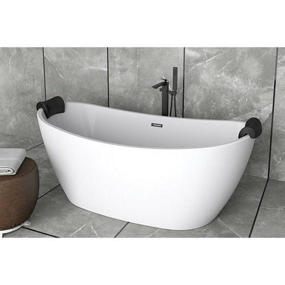 Freestanding bathtub Besco Ayla 170x80 cm glossy white