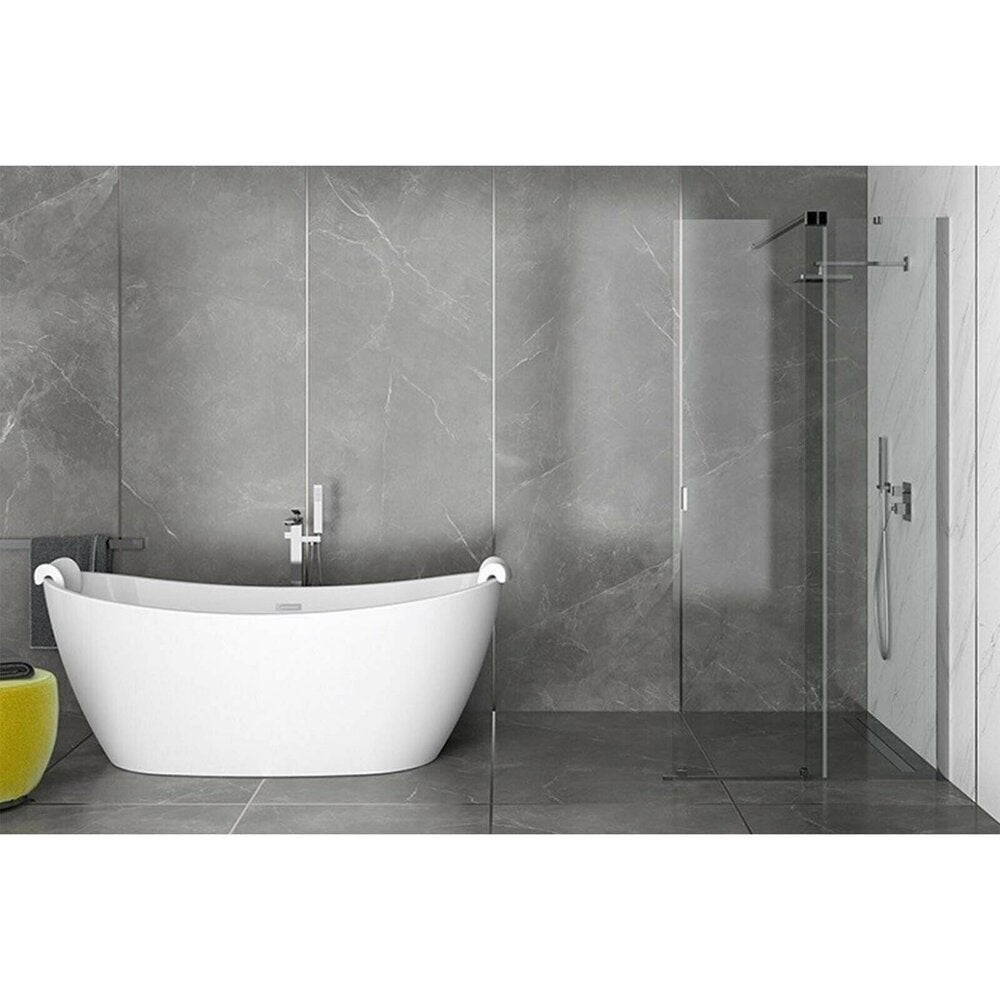 Freestanding bathtub Besco Ayla 170x80 cm glossy white