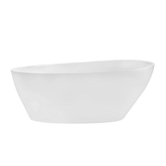 Freestanding bathtub Besco Goya 170x72 cm glossy white