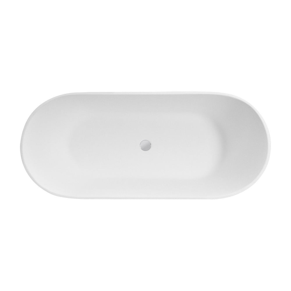 Freestanding bathtub Besco Moya 170x72 cm glossy white
