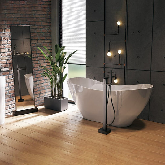 Besco Viya White Freestanding Bathtub 160x70 cm