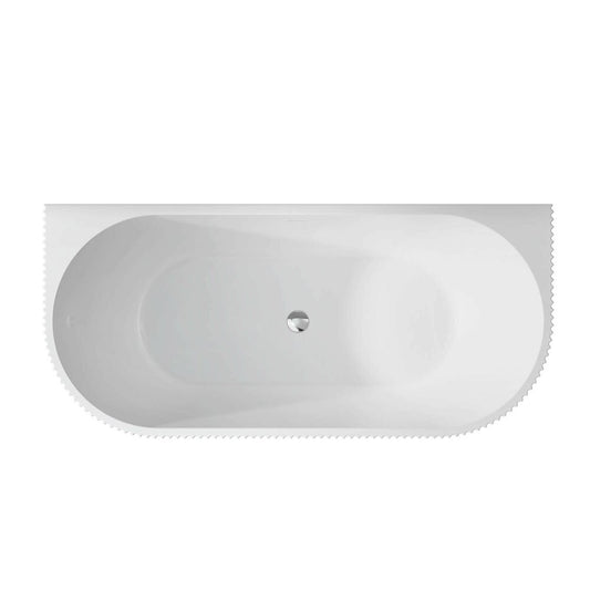 Besco Leya Freestanding Bathtub 170x78 cm Wall-Mounted, BTW