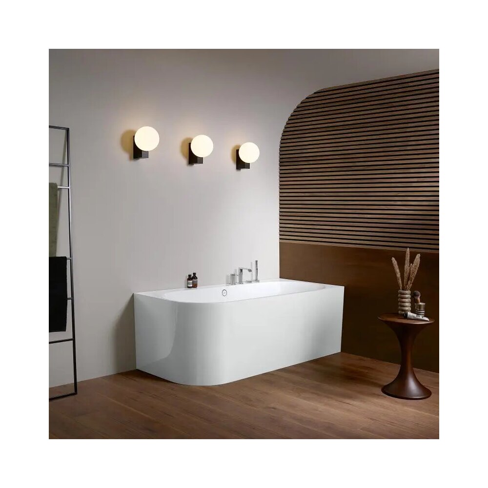 Ъглова свободно стояща вана Villeroy&Boch Oberon 2.1 180x80 см бяла дясна, прикрепена към стената, BTW