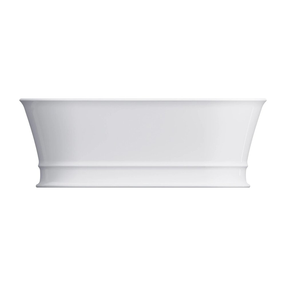 Свободностояща вана композит Omnires Classica M+ с бял лъскав завършек 170x84 cm