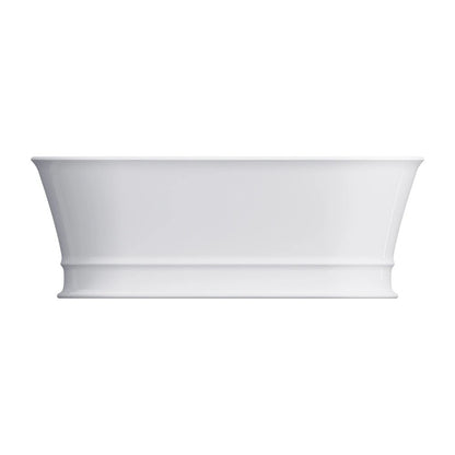 Свободностояща вана композит Omnires Classica M+ с бял лъскав завършек 170x84 cm