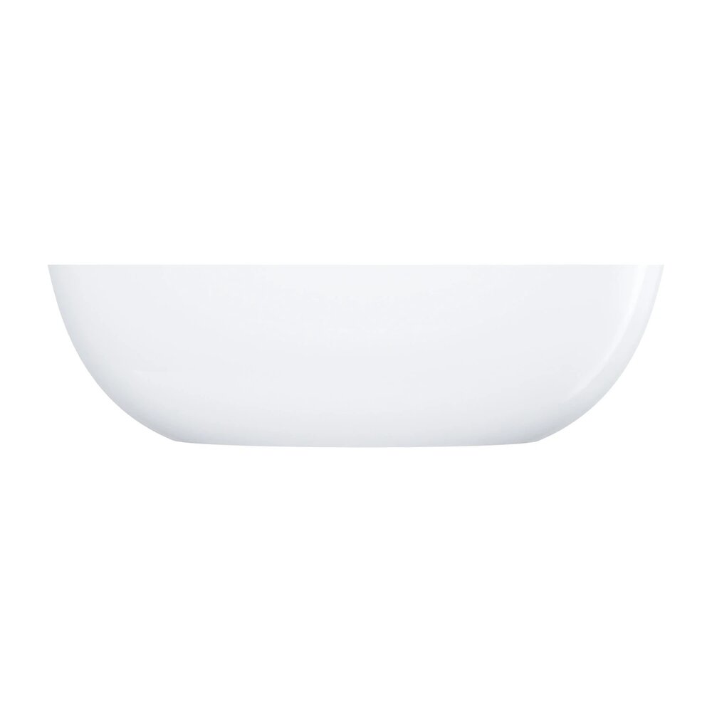 Свободностояща вана композит Omnires Shell M+ с бял гланцов завършек 175x78 cm
