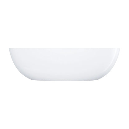 Свободностояща вана композит Omnires Shell M+ с бял гланцов завършек 175x78 cm