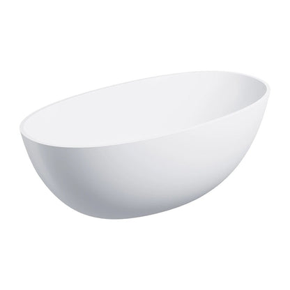 Свободностояща вана композит Omnires Shell M+ матово бяло 148x75 cm