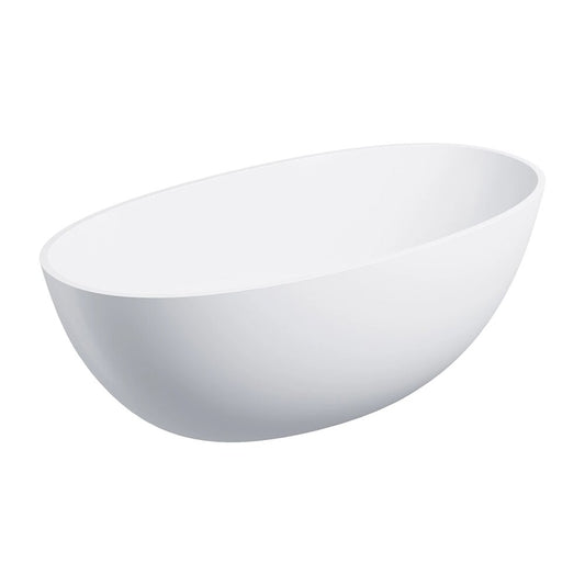 Свободностояща вана композит Omnires Shell M+ матово бяло 148x75 cm