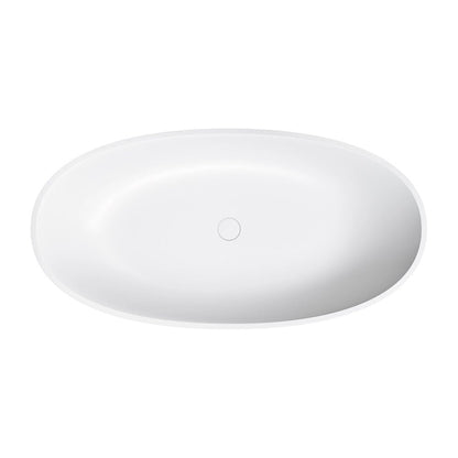 Свободностояща вана композит Omnires Shell M+ матово бяло 148x75 cm