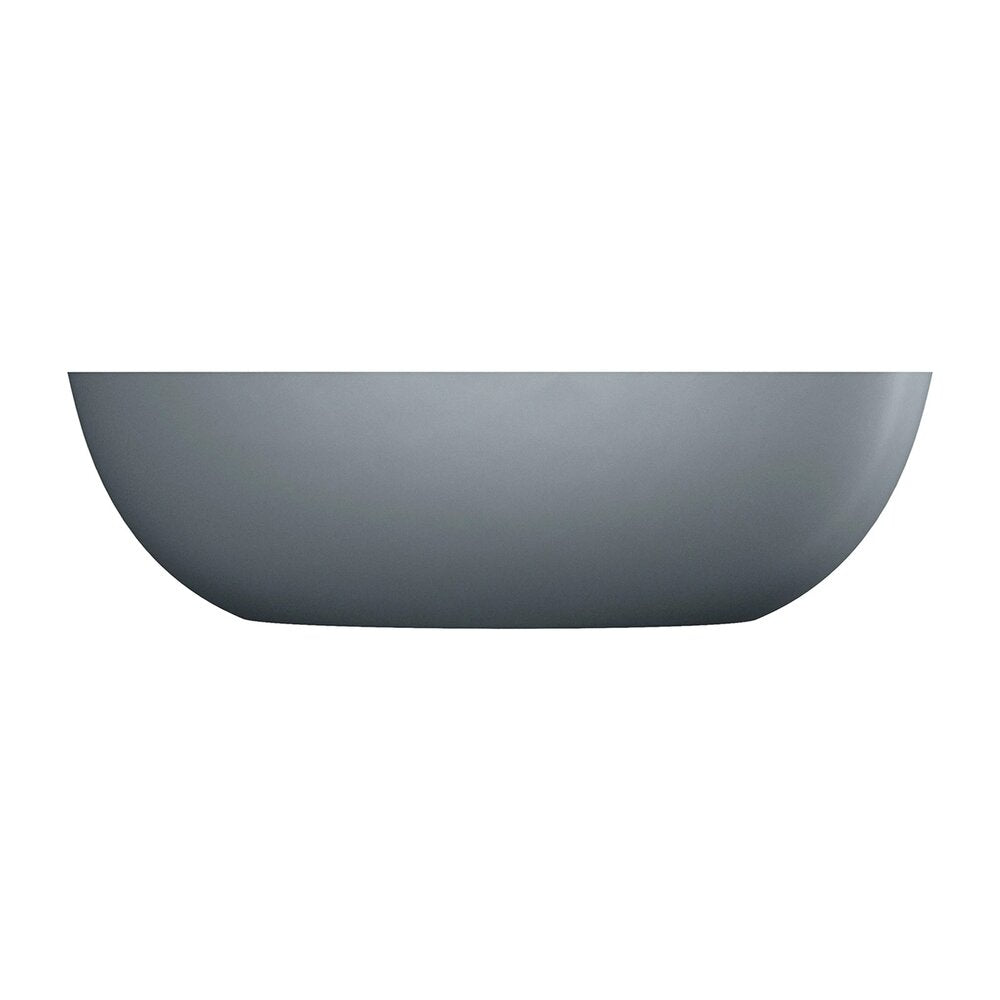 Свободностояща вана Omnires Shell M+ с матово покритие в цвят сив пепел 175x78 cm