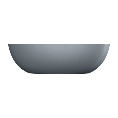 Свободностояща вана Omnires Shell M+ с матово покритие в цвят сив пепел 175x78 cm