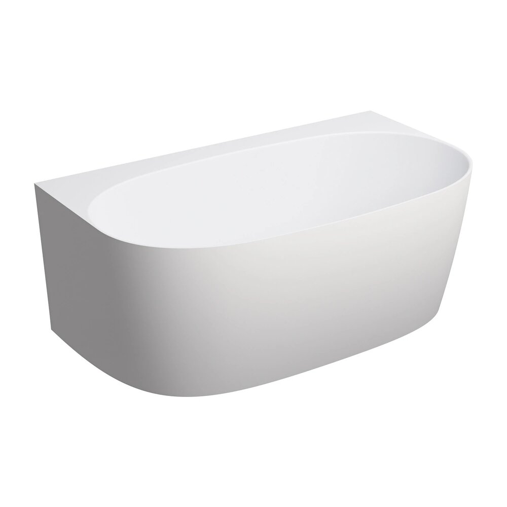 Ванна freestanding композит Omnires Valencia M+ BTW матово бяло 148x86 cm
