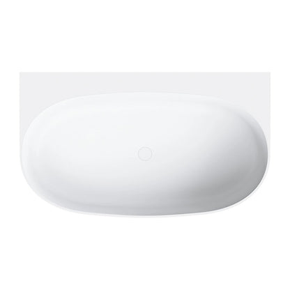 Ванна freestanding композит Omnires Valencia M+ BTW матово бяло 148x86 cm