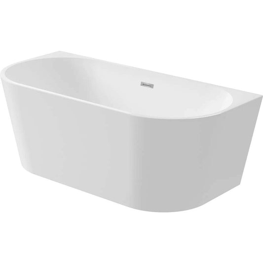 Freestanding bathtub Deante Silia 160 cm wall-mounted, BTW