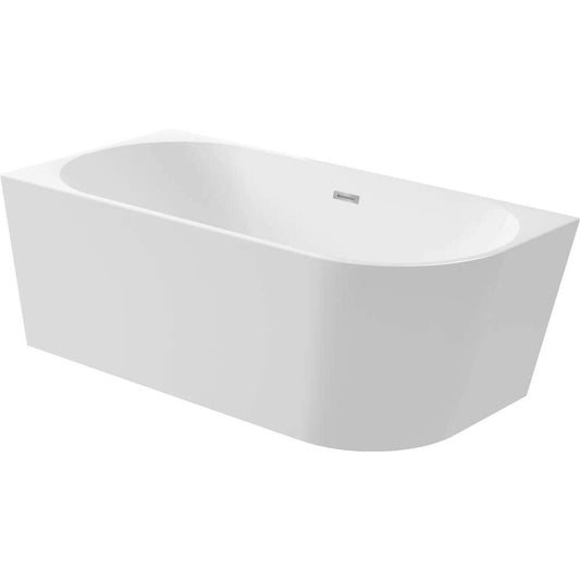 Freestanding bathtub Deante Silia left 160 cm wall-mounted, BTW