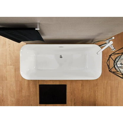 Gala Mid Freestanding Acrylic Bathtub 170x74 cm