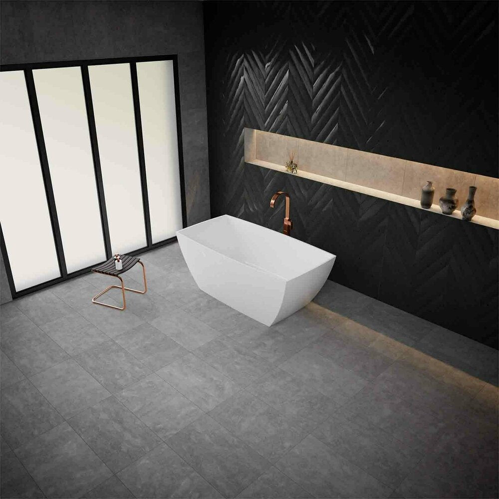 Vayer Gemini White Composite Freestanding Bathtub 147x74 cm