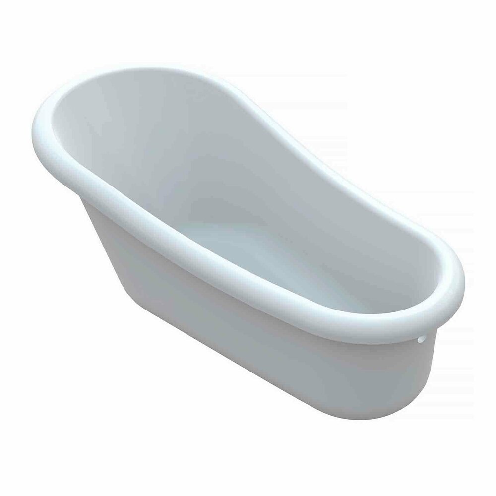 Vayer Retro Freestanding Bathtub 169x82 cm White Legs