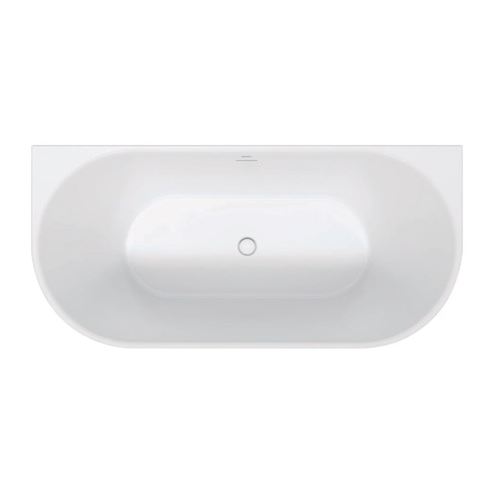 Свободностояща вана Duravit DuraSenja 150x75 cm бял финиш, стенен монтаж