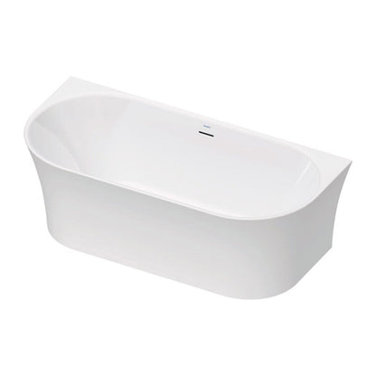 Свободностояща вана Duravit DuraSenja 150x75 cm бял финиш, стенен монтаж