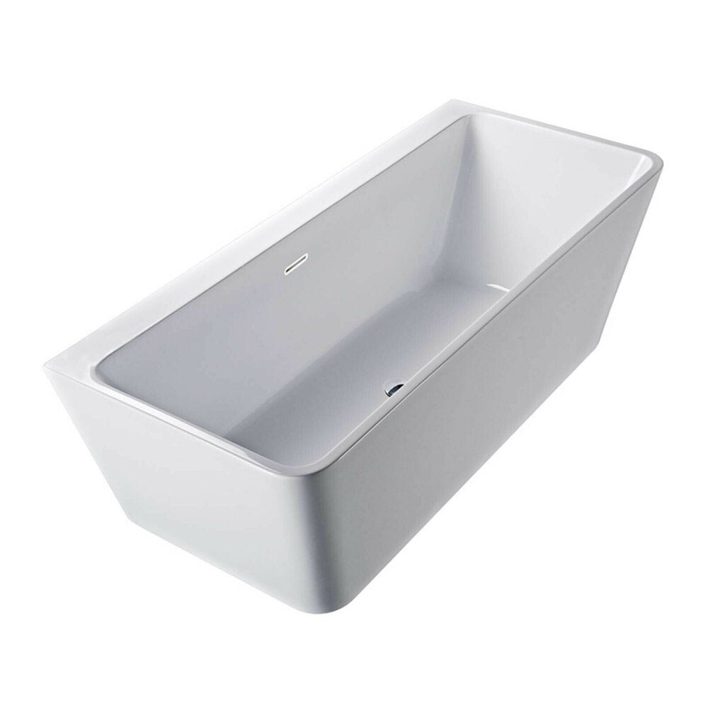 Florida Alvaro New Freestanding Bathtub 150x78 cm Wall Lip