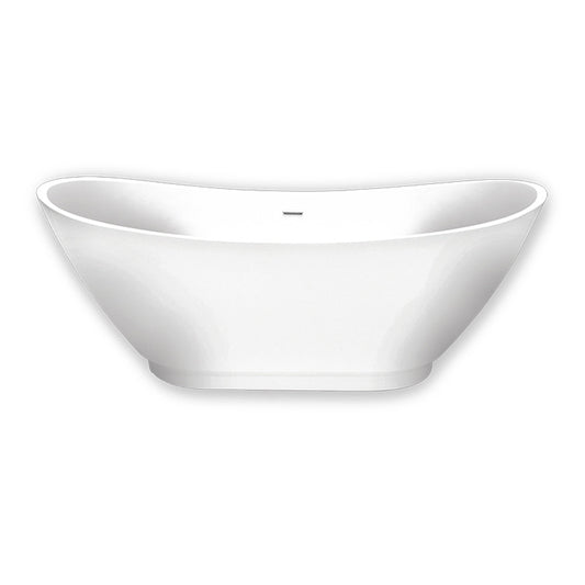 Freestanding bathtub Florida Anemona 168x75 cm glossy white