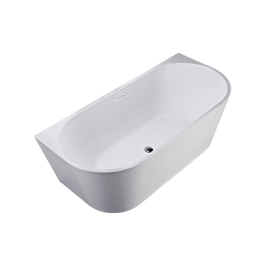 Florida Beatrice Freestanding Bathtub 150x75 cm Wall-Mounted