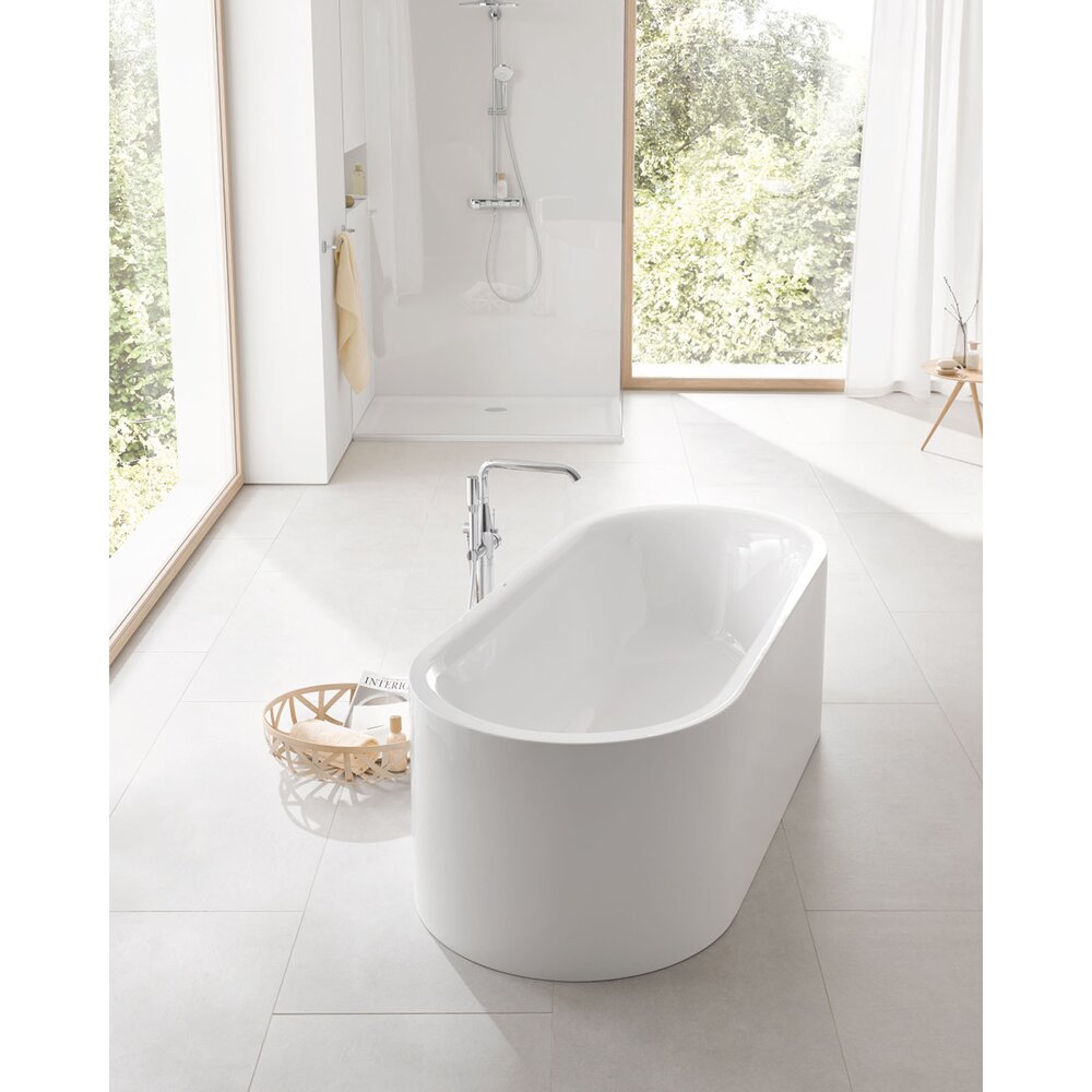 Freestanding bathtub Grohe Essence 180x80 cm white