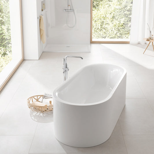 GROHE Essence Freestanding Bathtub 180x80 cm in Alpine White