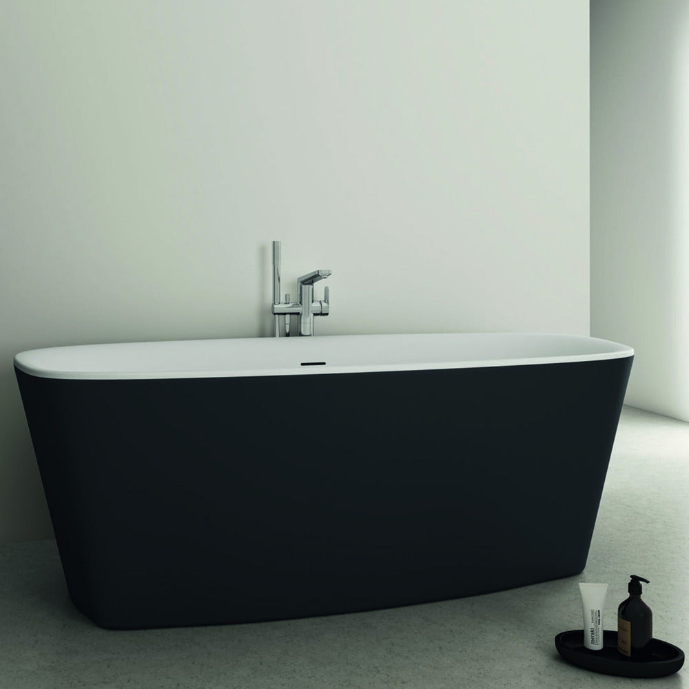 Свободностояща вана Ideal Standard Atelier Dea 170x75 см бяла - матово черна