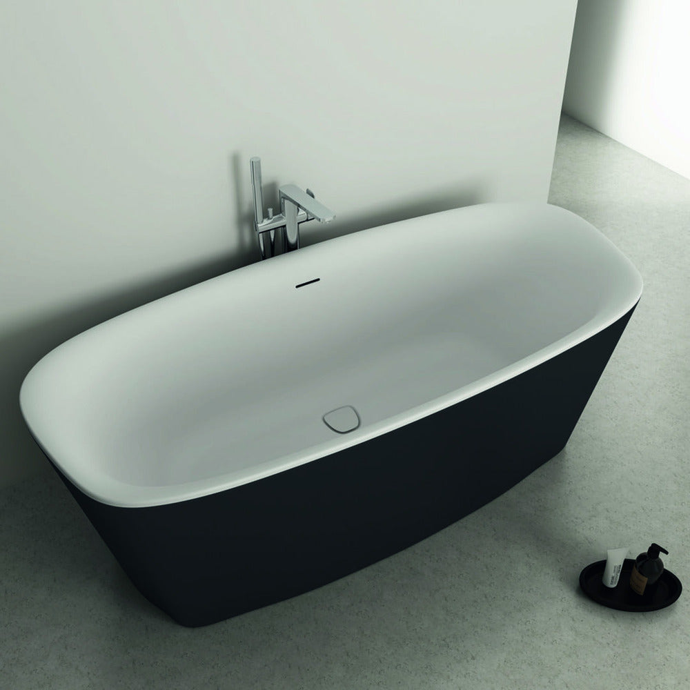 Свободностояща вана Ideal Standard Atelier Dea 170x75 см бяла - матово черна