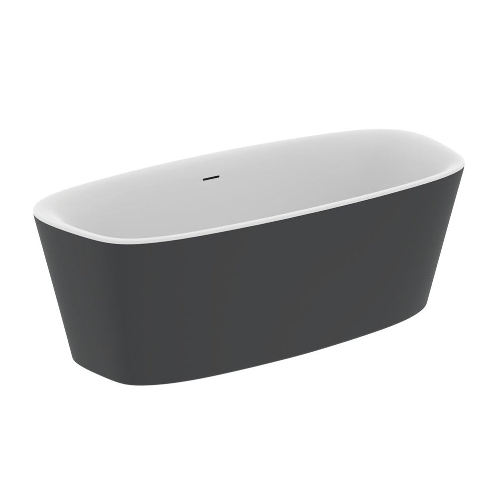 Freestanding Bathtub Ideal Standard Atelier Dea 180x80 cm Matte White - Black