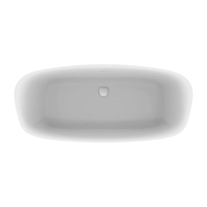 Freestanding Bathtub Ideal Standard Atelier Dea 180x80 cm Matte White - Black