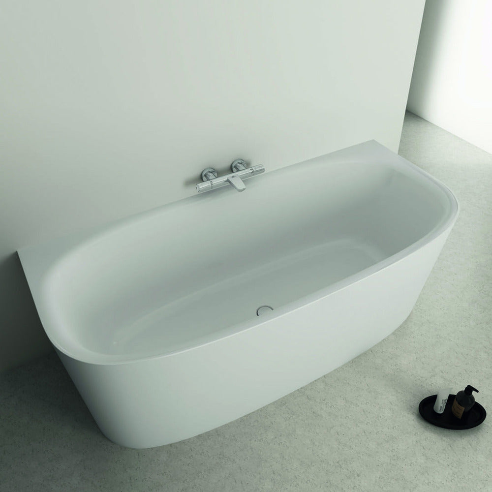 Фритенд баня Ideal Standard Atelier Dea 180x80 см бял лъскав, монтиран на стена, BTW