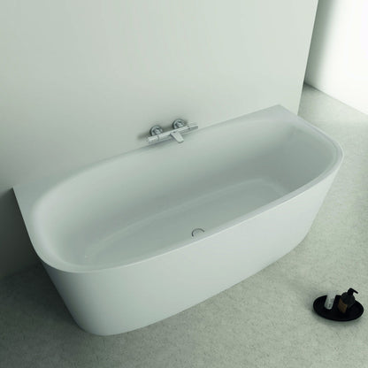 Фритенд баня Ideal Standard Atelier Dea 180x80 см бял лъскав, монтиран на стена, BTW