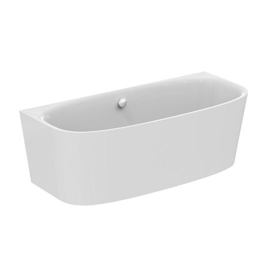 Свободностояща вана Ideal Standard Atelier Dea бяла лъскава 180x80 см, прикрепена към стена, BTW