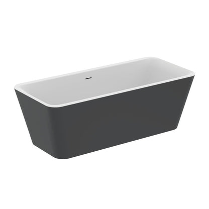 Сензорна вана Ideal Standard Atelier Tonic II бяла - черен мат 180x80 см