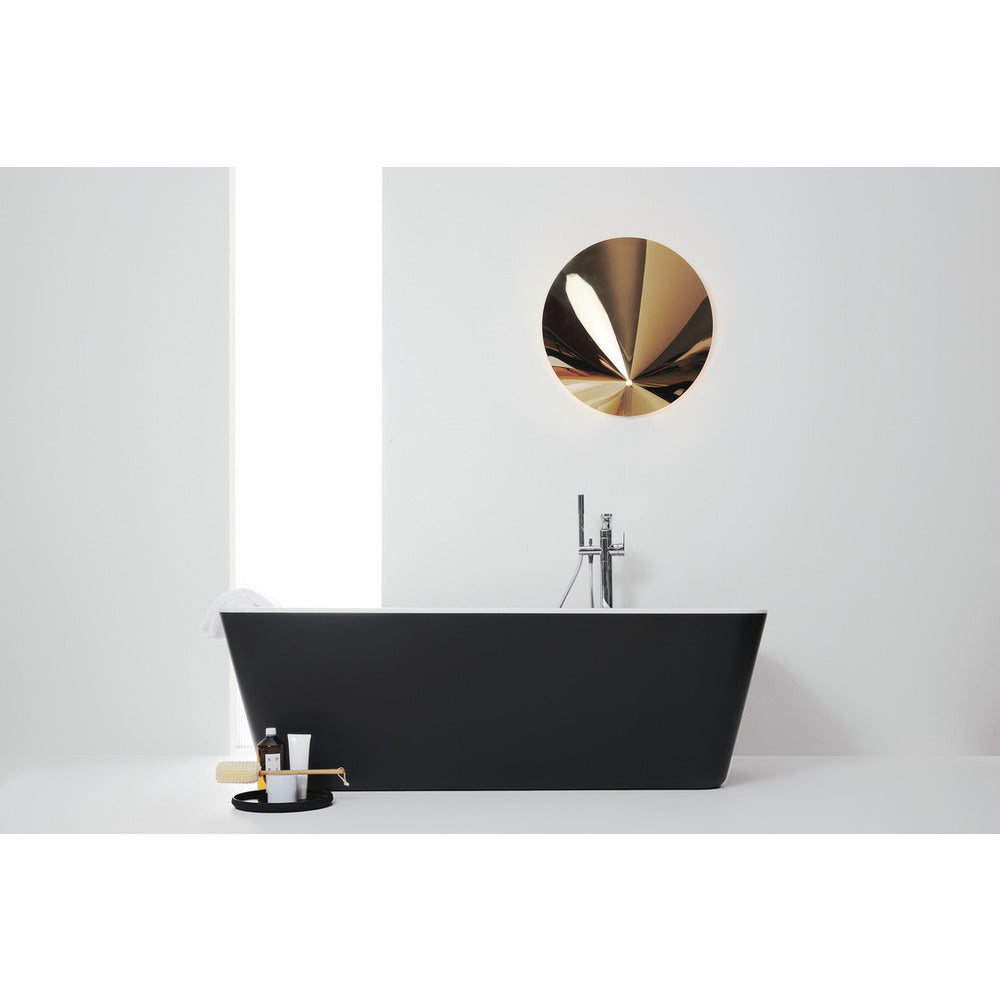 Сензорна вана Ideal Standard Atelier Tonic II бяла - черен мат 180x80 см